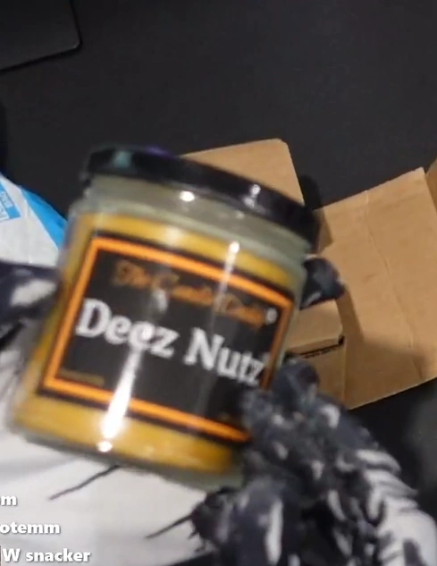 deez nuts candle aka Gregory